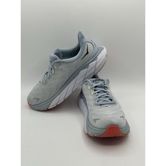 Hoka One One Arahi 6 Gray Blue Womens Size 8 D WIDE - Picture 10 of 13